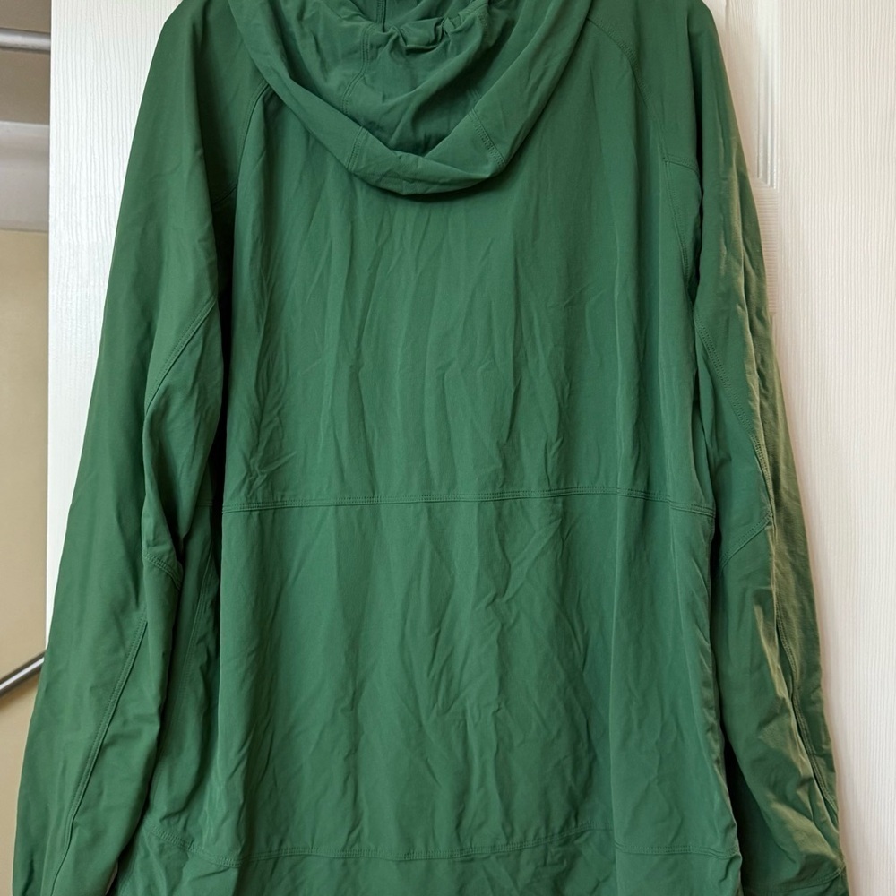 OUTDOOR RESEARCH Size XL Mens Dryline Green Rain Jacket Hood - Picture 6 of 6